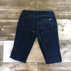 Jennifer Lopez dark wash jeans